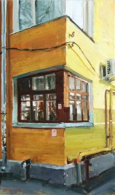 When the sun peeks around the corner (Around The Light). Silantyev Vadim