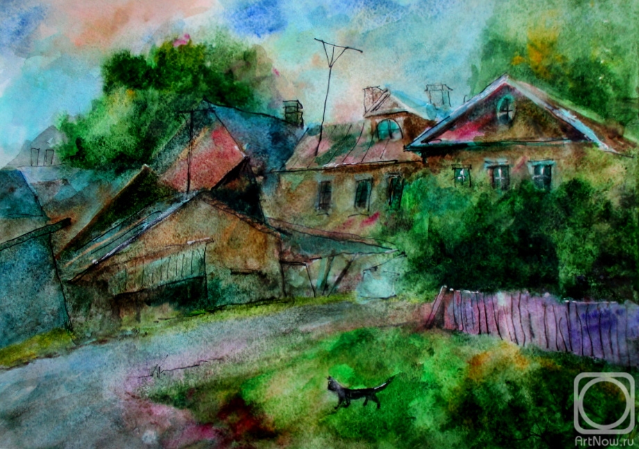 Pitaev Valery. Village near St. Petersburg