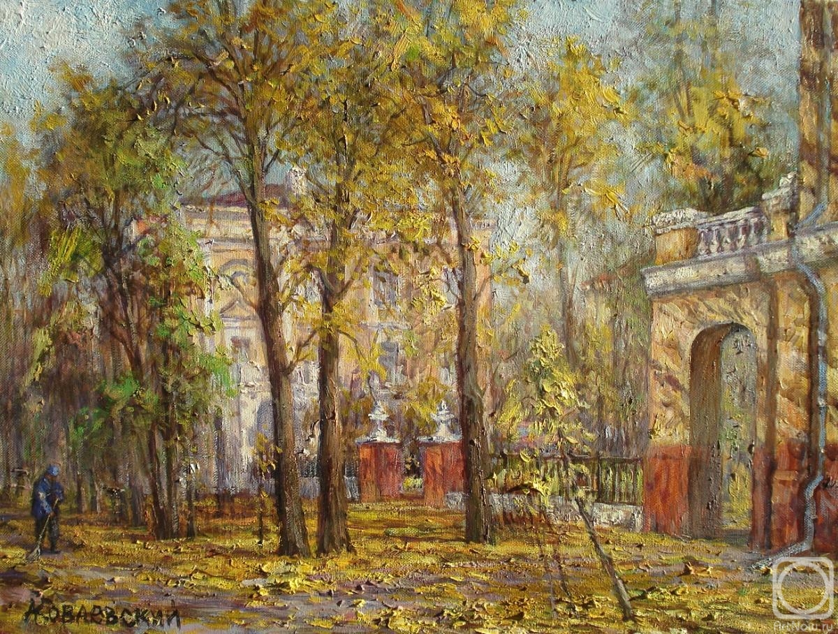 Kovalevscky Andrey. Sunny October on 6th Parkovaya Street