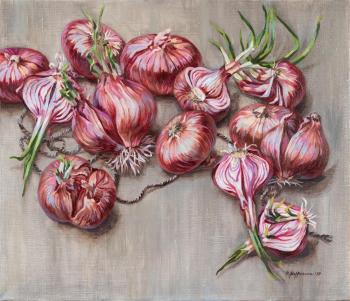 Untied pink onions (). Meltsaeva Mariia