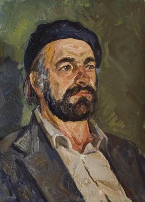 Portrait of the artist. Klyuzhin Gennadiy