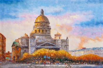 St. Petersburg. View of St. Isaac's Cathedral. Vevers Christina