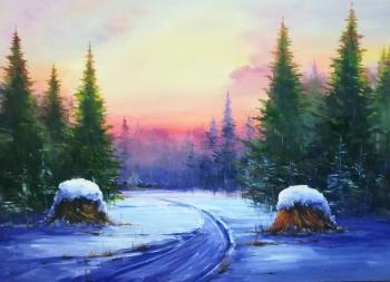 Winter road. Miftahutdinov Nail