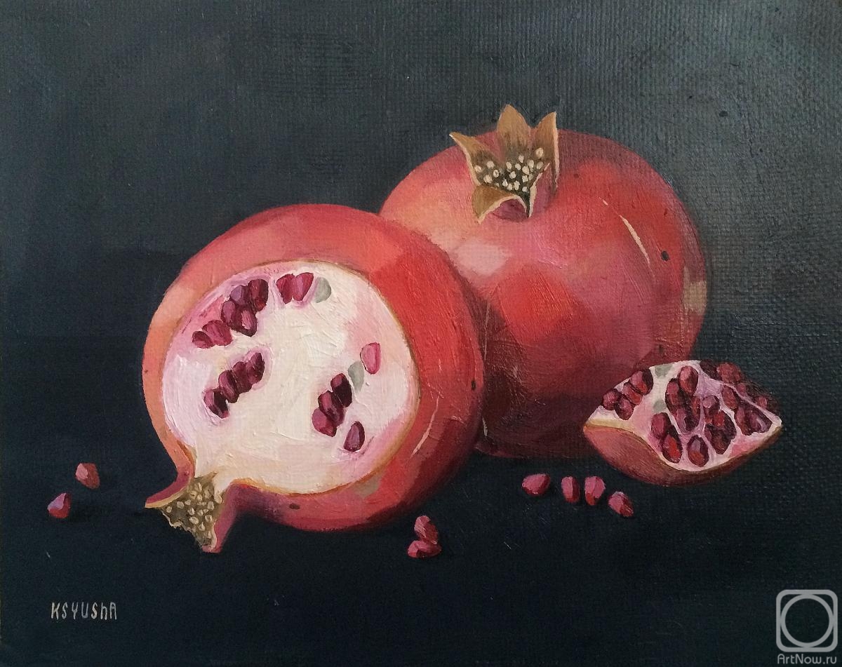 Berestova Ksenia. Pomegranates. December