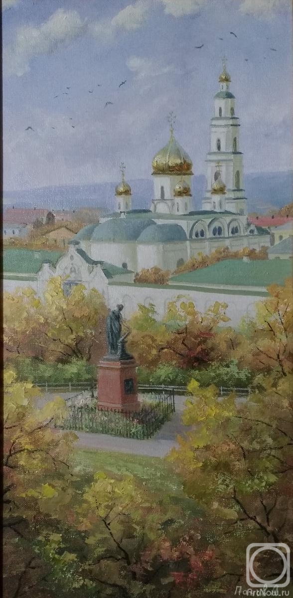Panov Aleksandr. Simbirsk-Ulyanovsk. View of the Spassky Novodevichy Convent