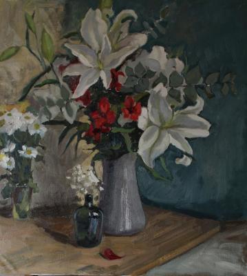 Lilies for the birthday. Sharovskaya-Konstantinova Alina