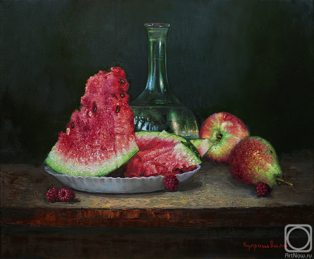 Kuprashvili Hariton. Still life with watermelon