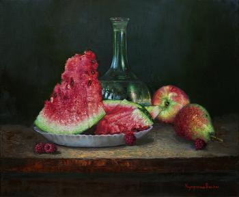 Still life with watermelon