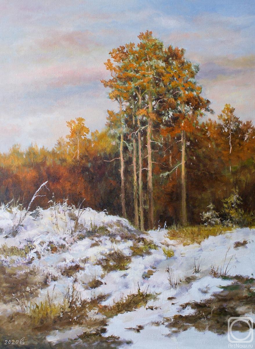 Dorofeev Sergey. Evening. The first snow