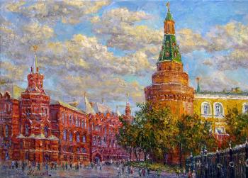 Landscape with the Historical Museum and the Arsenal tower. Kolokolov Anton