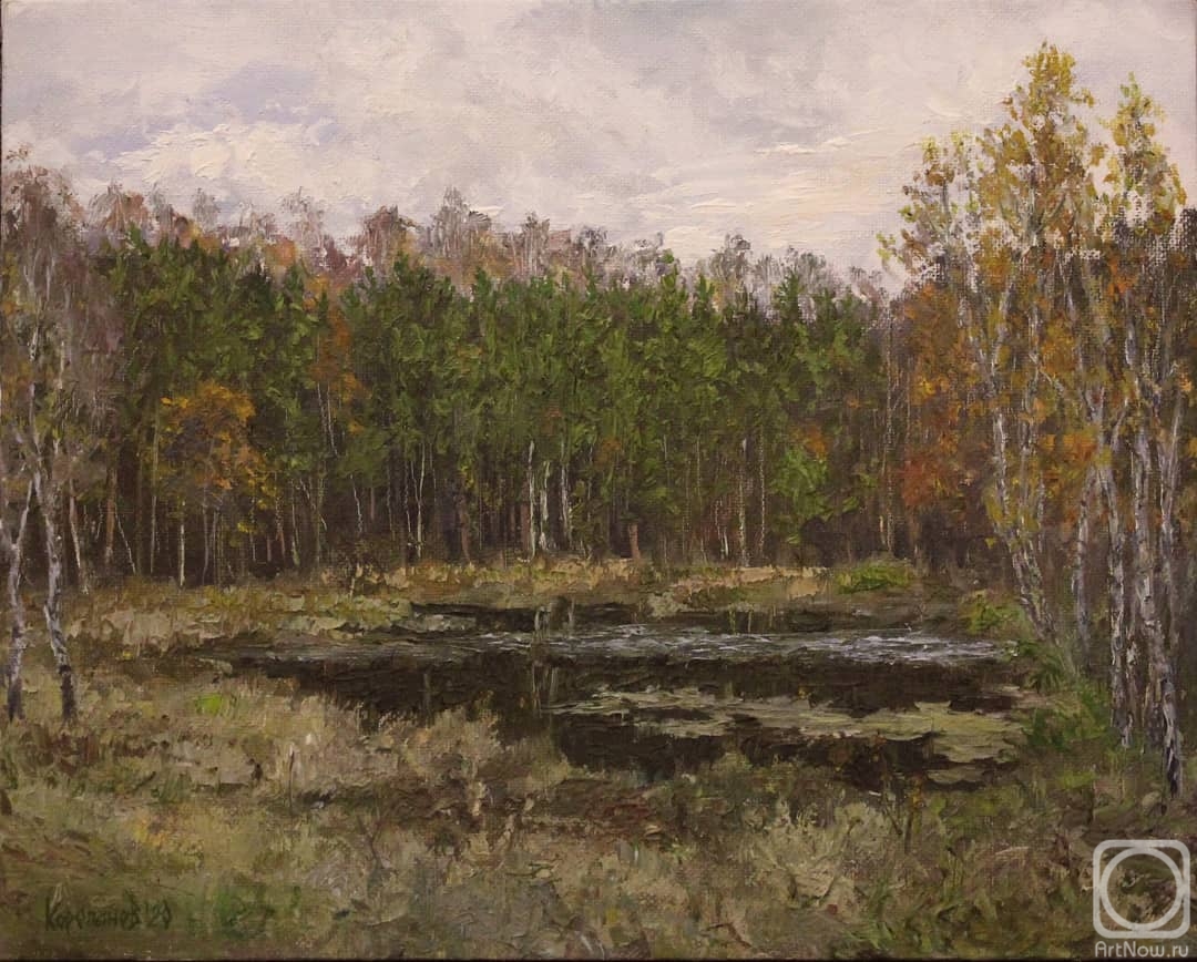 Korepanov Alexander. Pond in October
