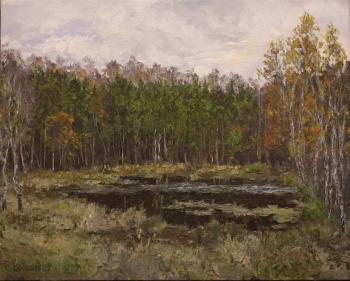 Pond in October (). Korepanov Alexander