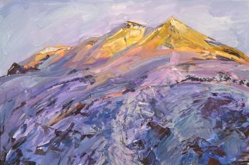 First rays (Painting With Mountain). Savinova Roza