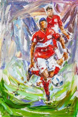 Football players (Painting For Men). Rodries Jose