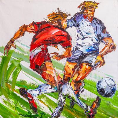 Two football players (Gift For Men). Rodries Jose