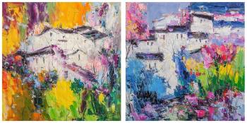 In the land of the sun and flowers. Diptych N2