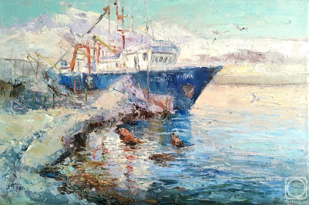 Polyudova Evgeniya. The Fishermen of Paramushir
