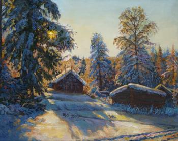 Winter farm. Panov Eduard