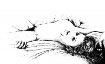 The lying Woman (Woman In Bed). Abaimov Vladimir