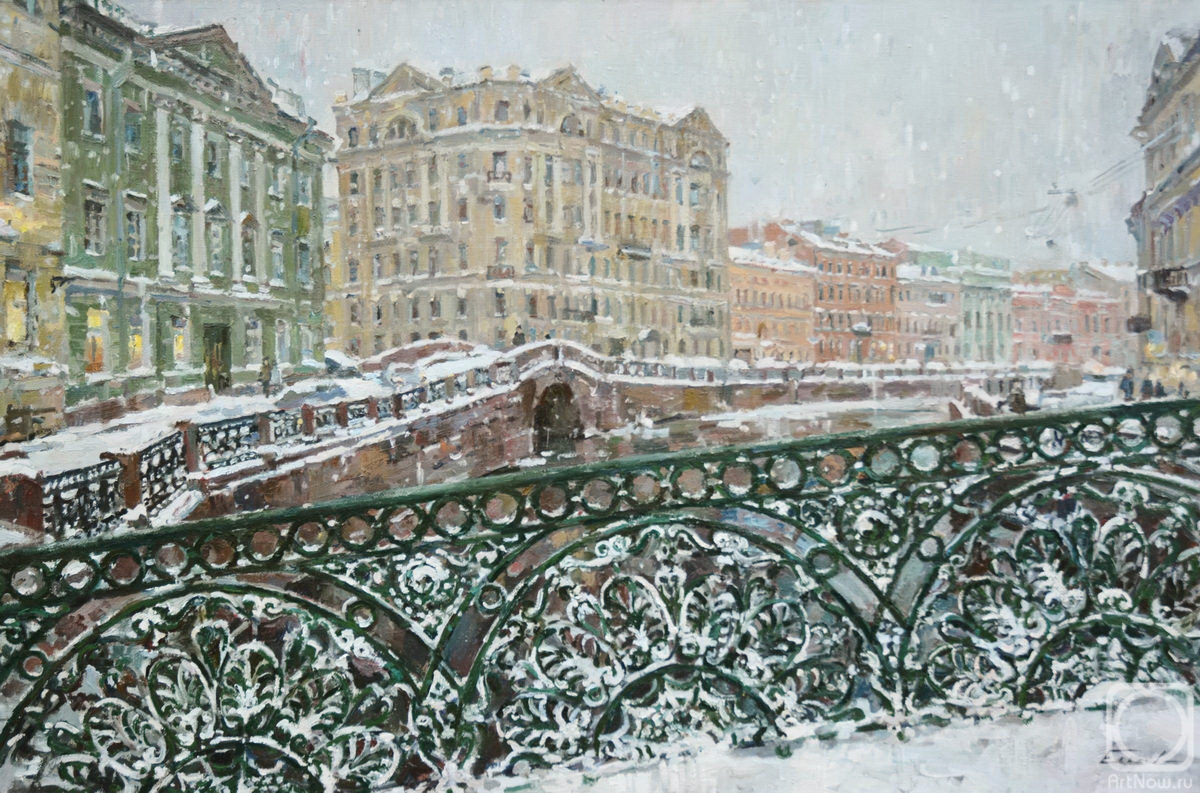 Eskov Pavel. Singing bridge. Snowfall