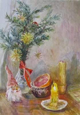 Magic of the Christmas candle and the dwarf. Usachev Fedor