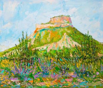 In the lavender foothills (Oilpaint). Shubin Artyom