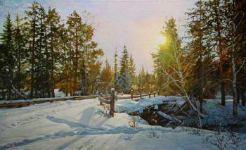 Snow and sun. Samokhvalov Alexander