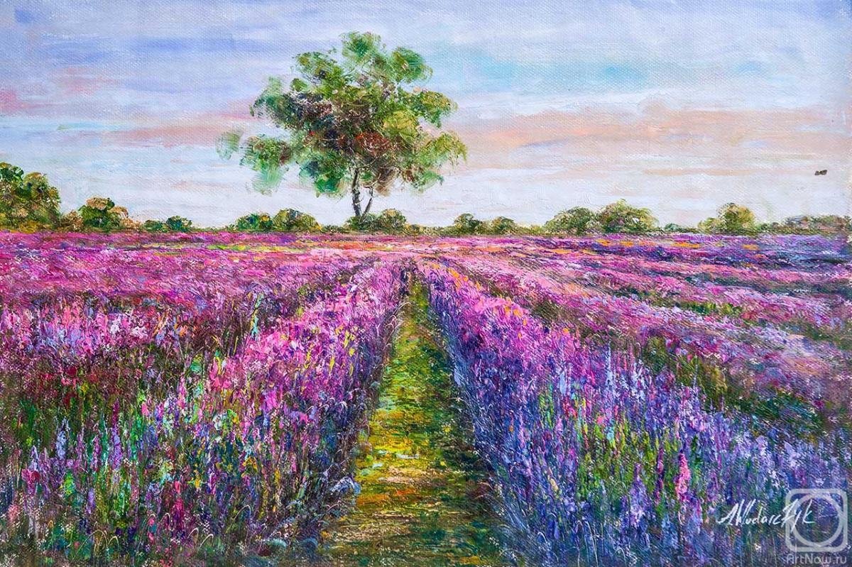Vlodarchik Andjei. Lavender fields at dawn N2