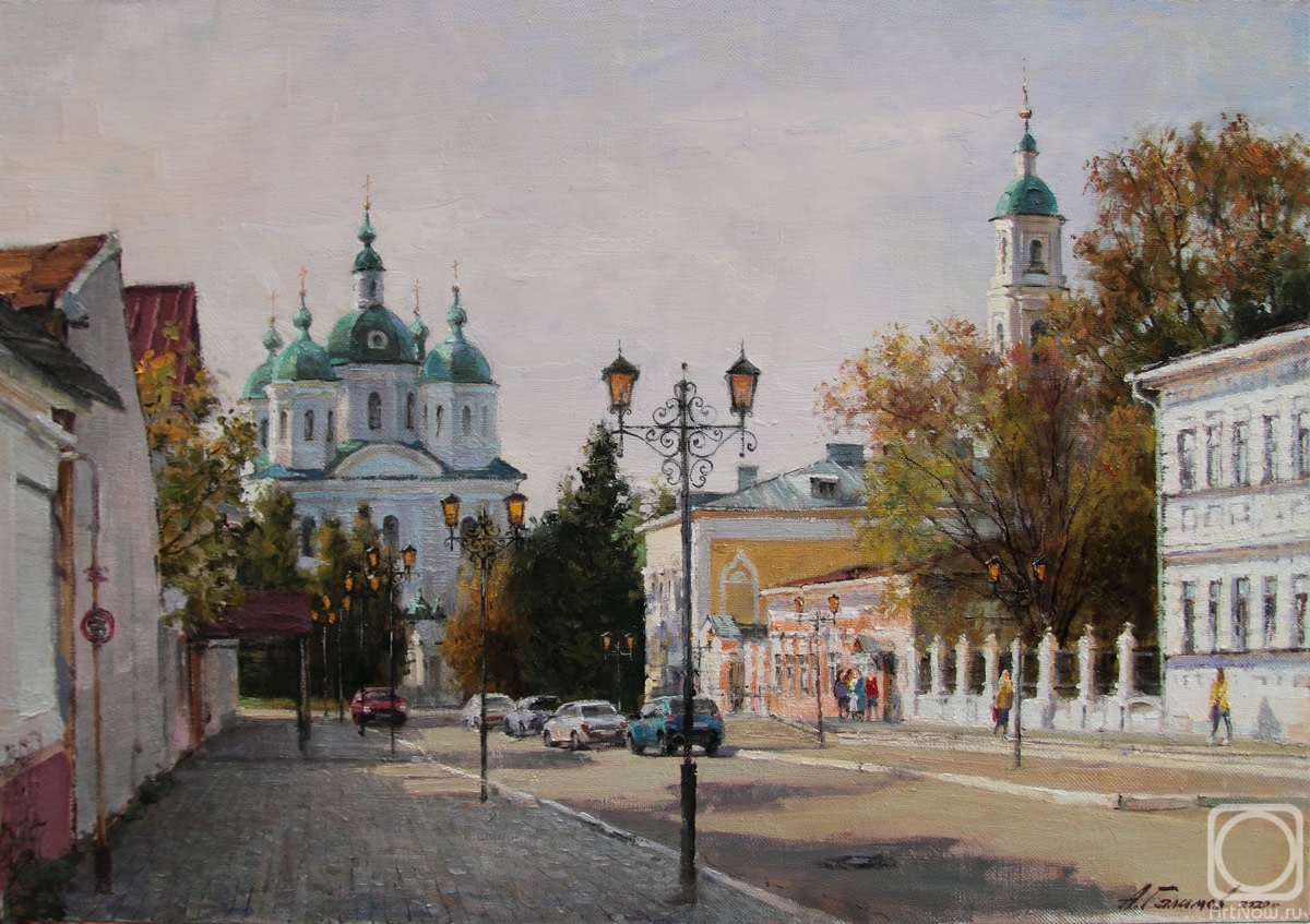 Galimov Azat. Elabuga. Morning on Spasskaya street