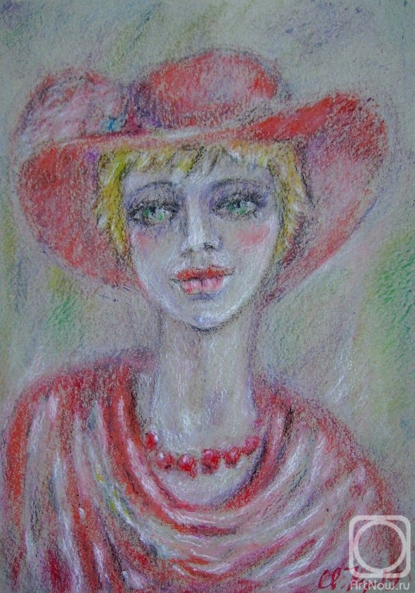 Kyrskov Svjatoslav. Girl in red