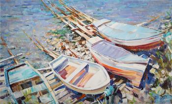 Tyutrin Peter Aleksandrovich. Boats. Gurzuf