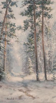 It's snowing in the woods. Panov Aleksandr