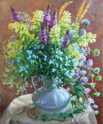 Bouquet with forget-me-nots. Shumakova Elena