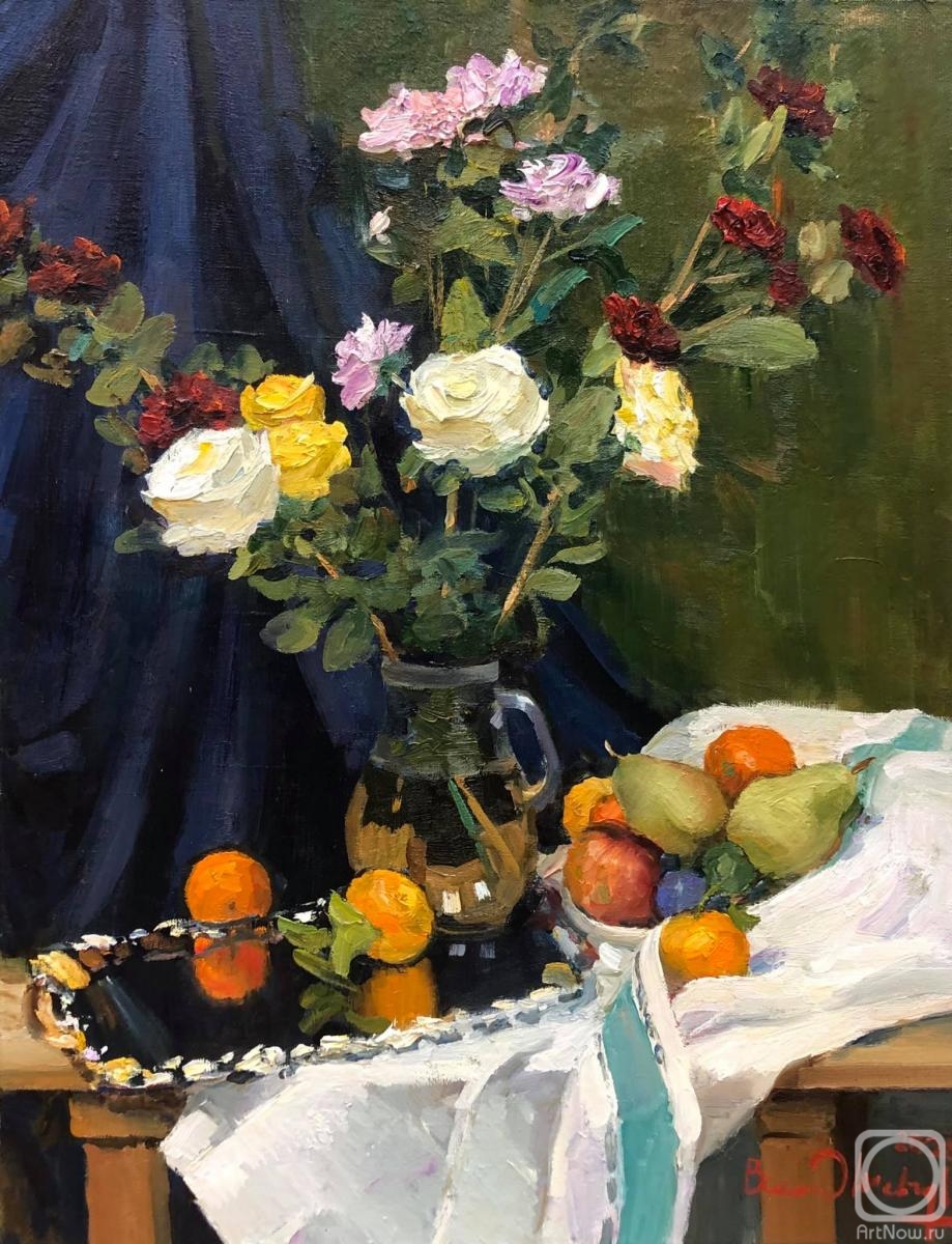 Shevchuk Vasiliy. Roses and fruits