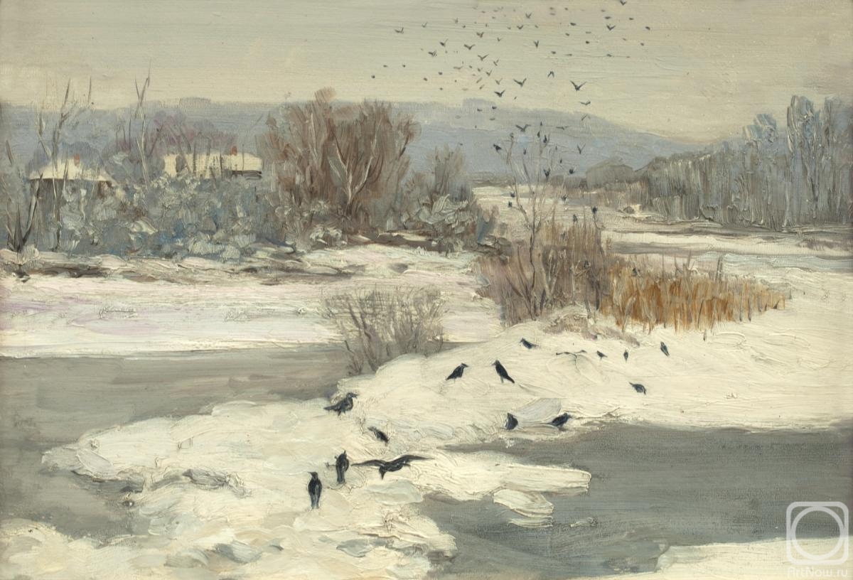 Filippenko Pyotr. Winter on the Belaya River