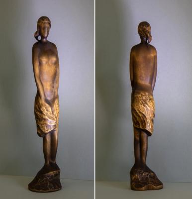 Timidity (Wooden Sculpture). Prozorovskiy Sergey