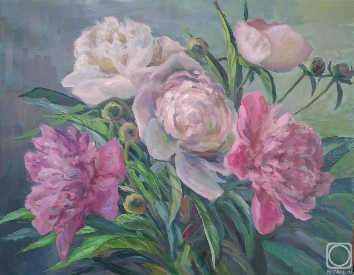 Antonova Galina. Pink bouquet