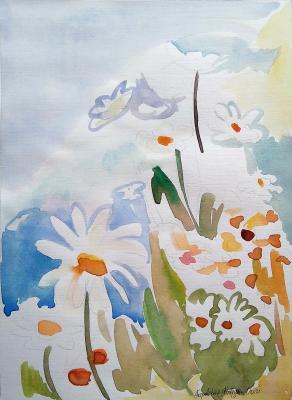 Daisies (Sketch Panel). Petrovskaya-Petovraji Olga