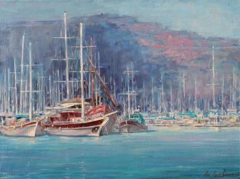 Yachts of the Aegean Sea (Galleryarts). Lyssenko Andrey