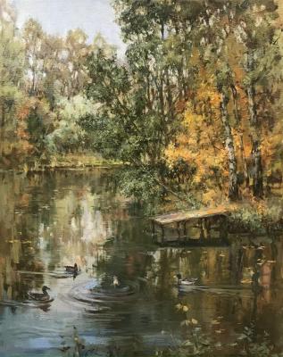 On the pond. Olshannikov Vasiliy