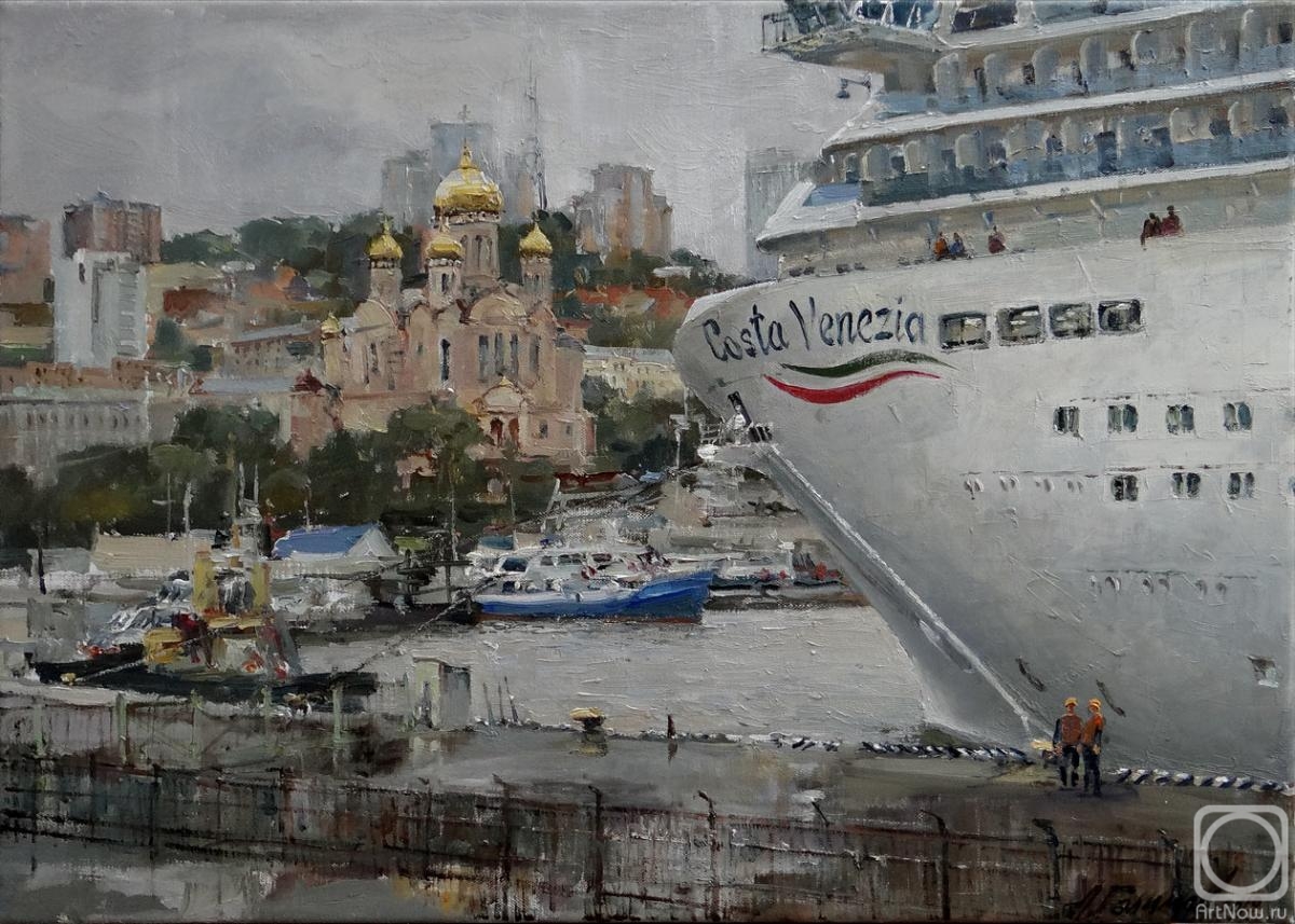 Galimov Azat. Costa Venezia" in the port of Vladivostok