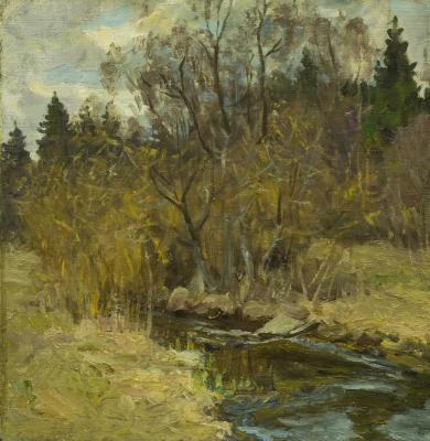 Spring stream. Klyuzhin Gennadiy