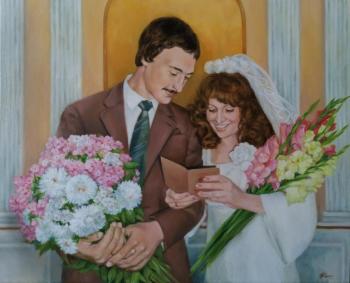 Portrait of the newlyweds. Kistanova Nadezhda