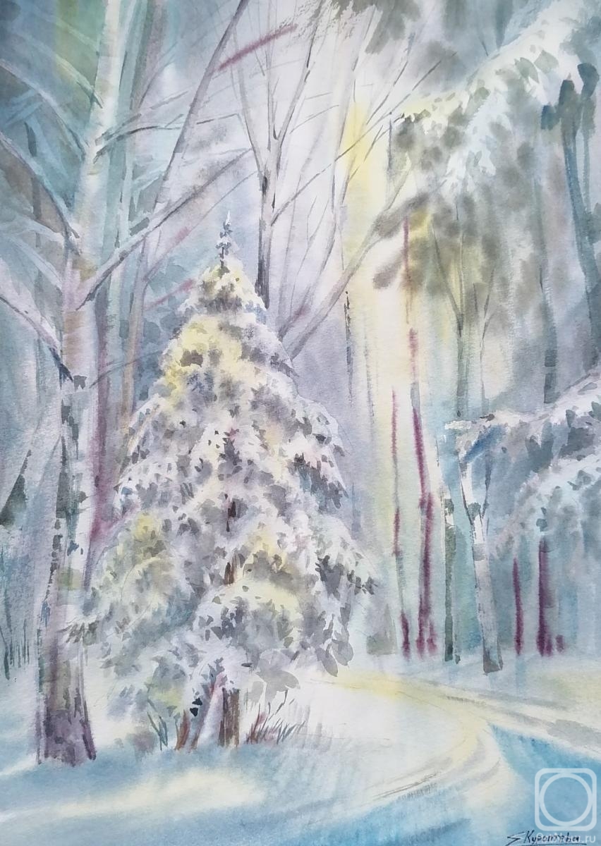 Kuropteva Evgenia. A Christmas tree was born in the forest
