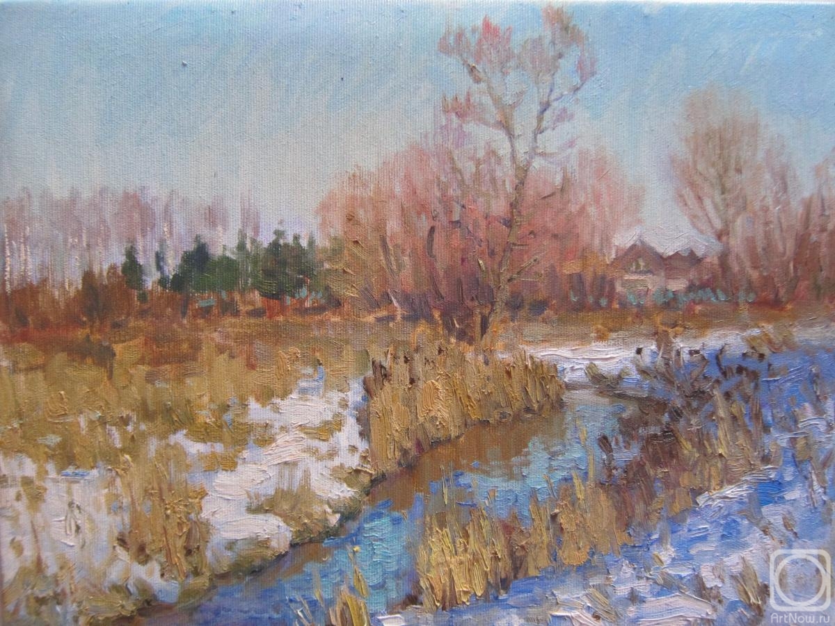 Chertov Sergey. Winter morning. Yauza River