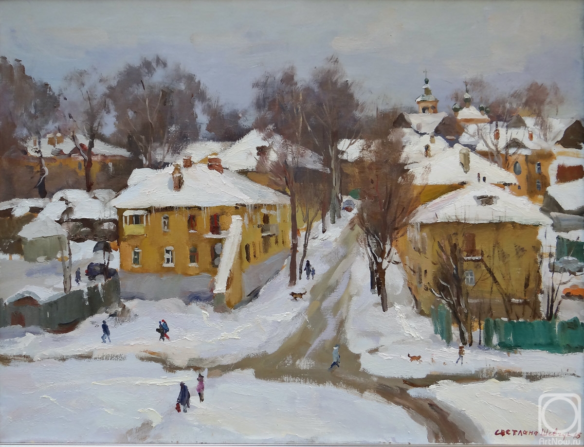 Shevchuk Svetlana. The streets of the city of Torzhok
