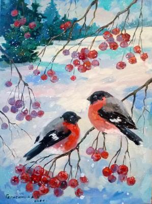 In the winter forest (Forest Berries). Gerasimova Natalia