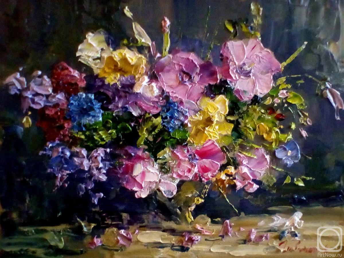 Gavlin Evgeniy. Composition with flowers
