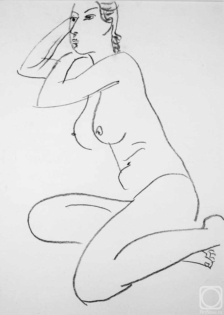 Sharipov Hamza. Nude sketch