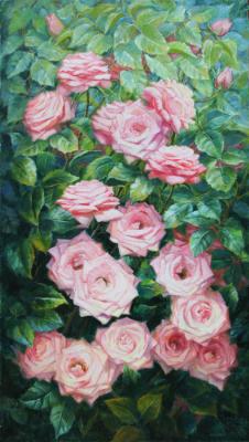 Painting Rose bush. Shumakova Elena